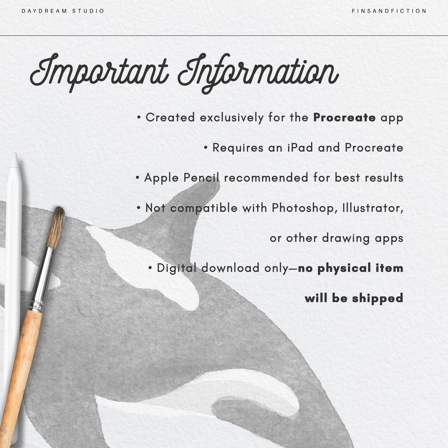Daydream Studio Watercolor Brushes for Procreate