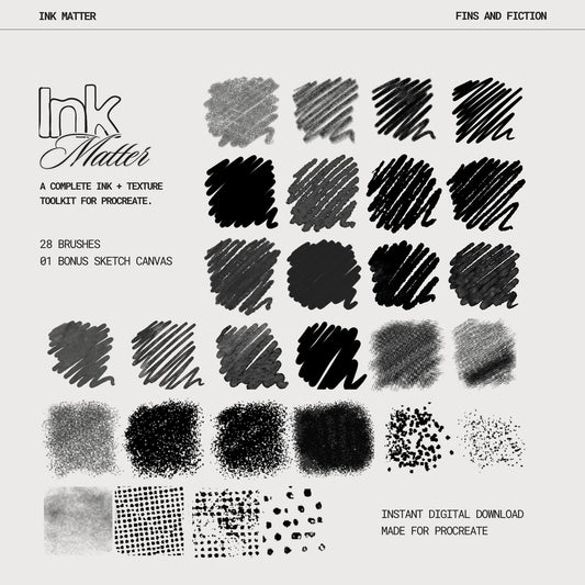 Ink Matter: Ink & Grunge Brushes for Procreate