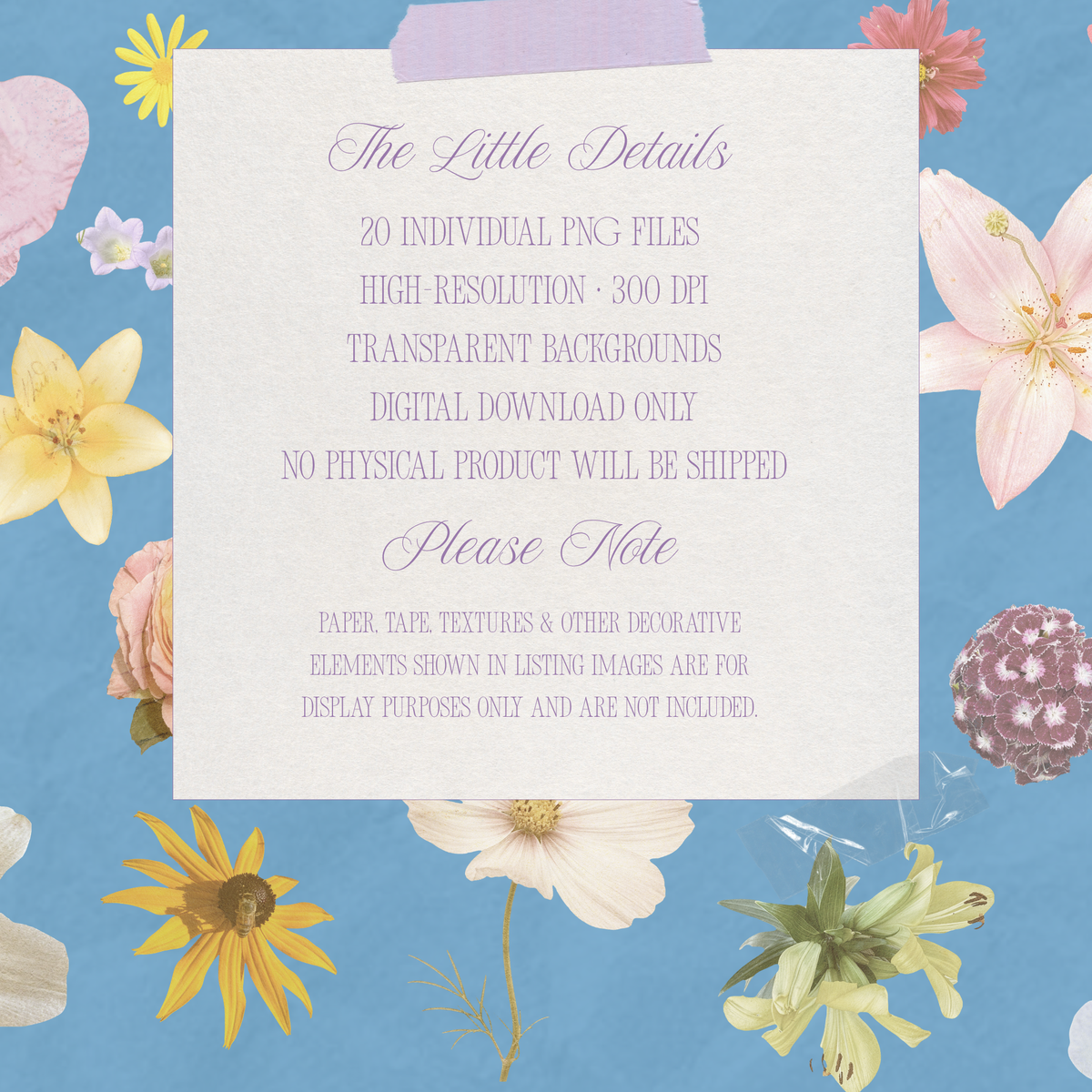 Pretty in Pieces | Vintage Floral Clip Art