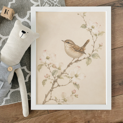 Vintage Bird Printable Wall Art