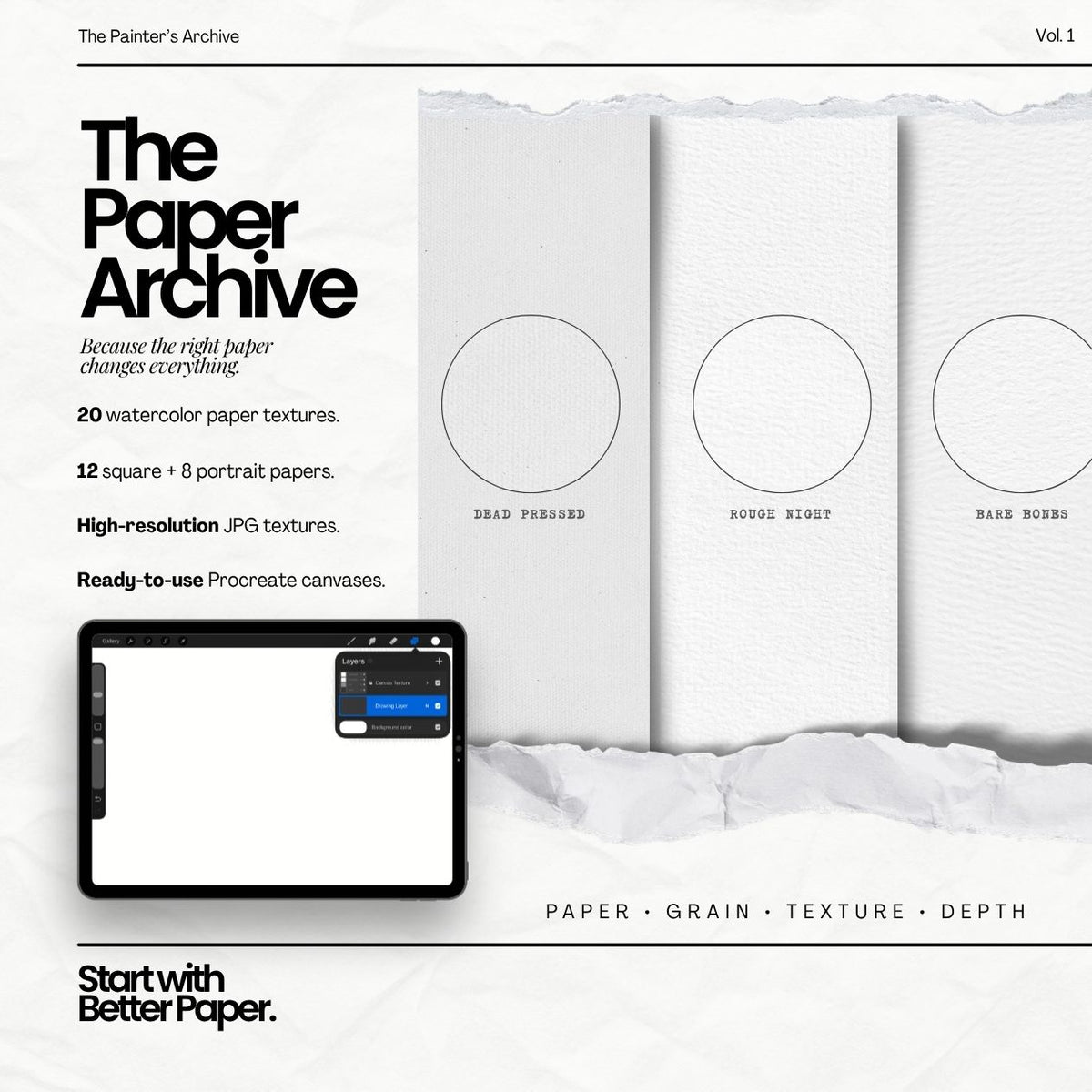 The Painter’s Archive | Procreate Artist Bundle