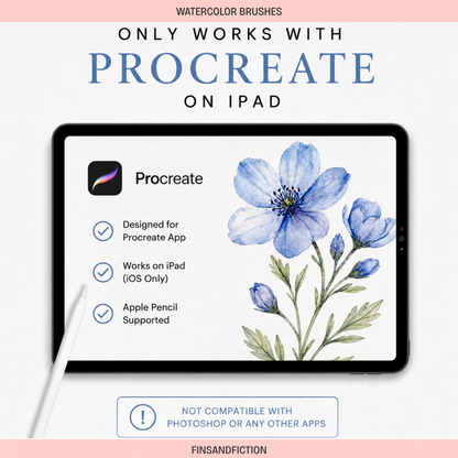 Watercolor Procreate Brush Set