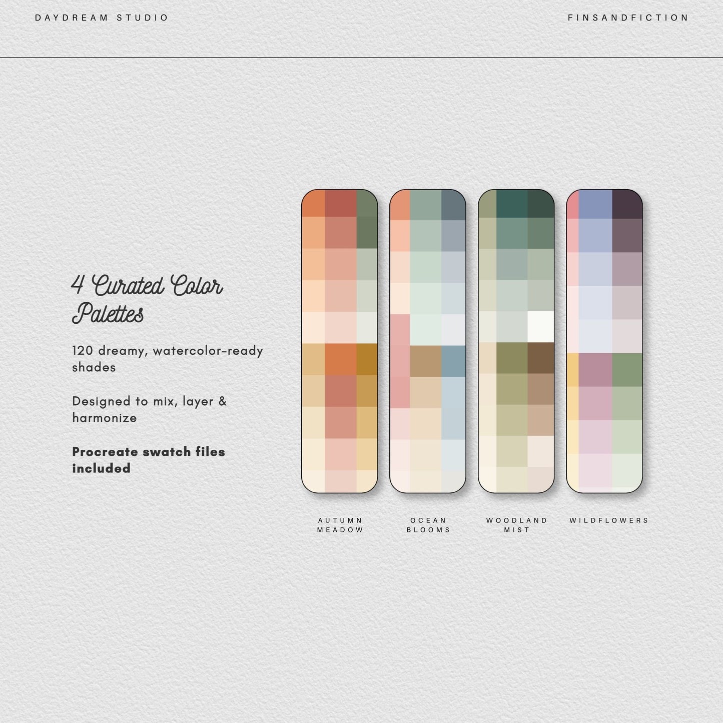 Daydream Studio Watercolor Brushes for Procreate