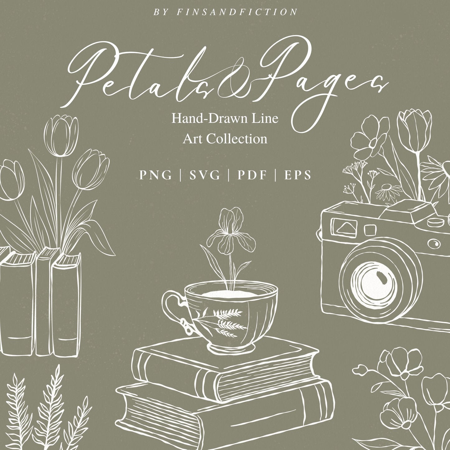 Petals & Pages Botanical Clip Art Bundle