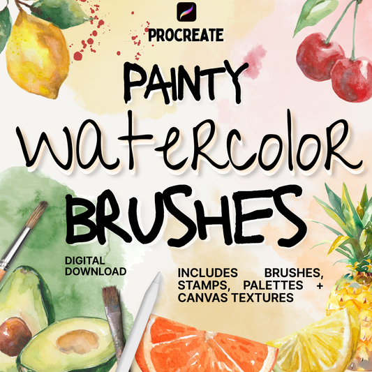 Procreate Watercolor Brush Set