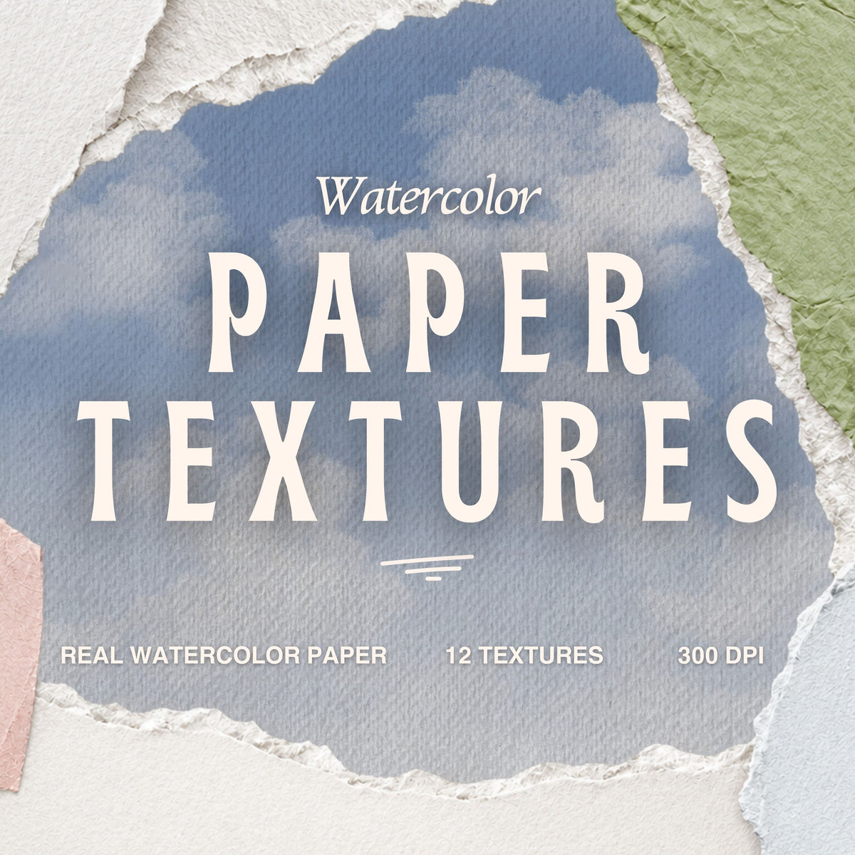 Watercolor Paper Textures for Procreate