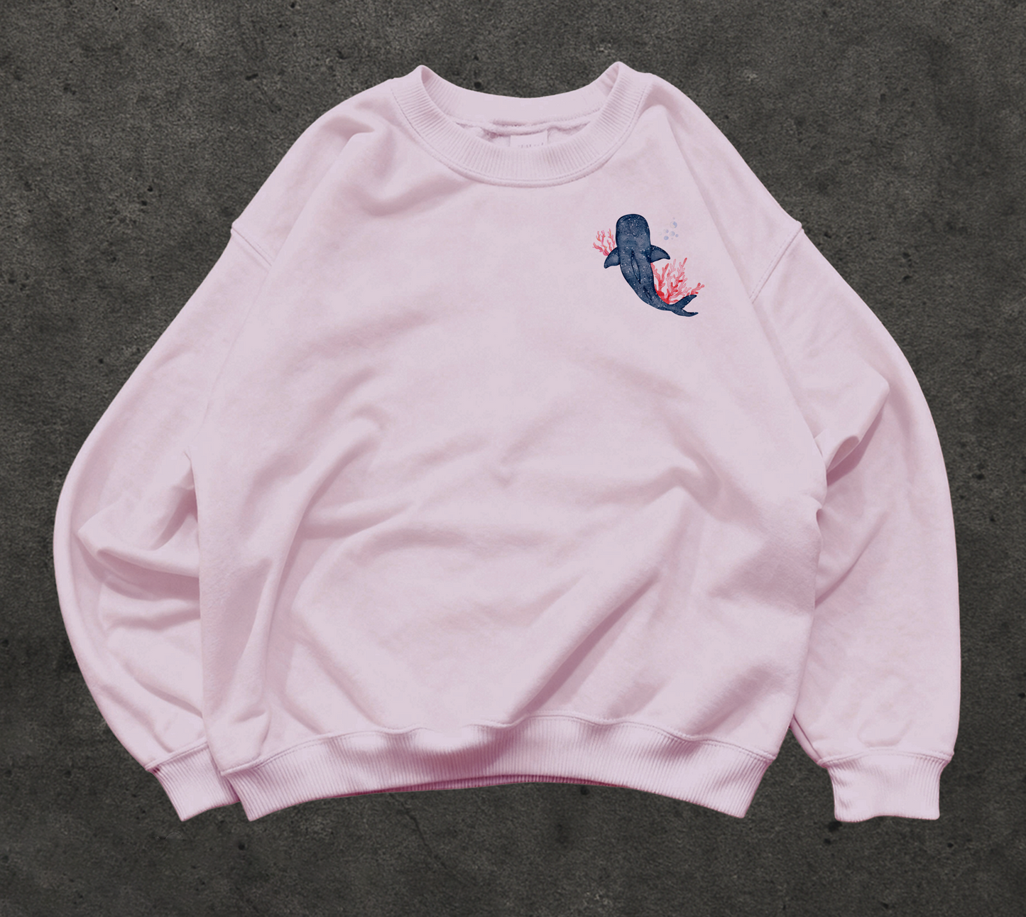 Whale Shark Watercolor Crewneck