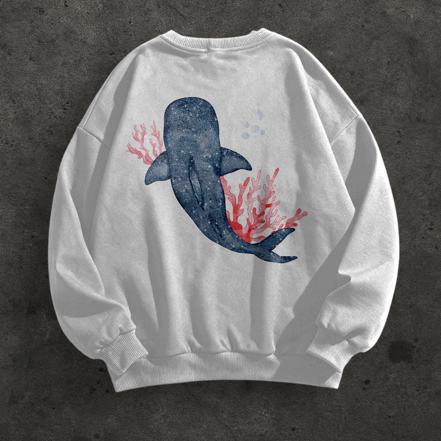 Whale Shark Watercolor Crewneck
