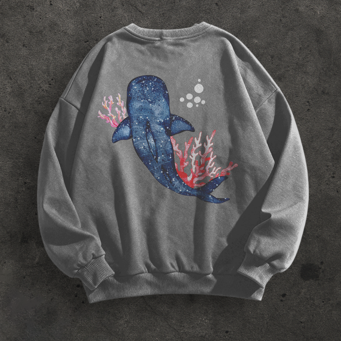 Whale Shark Watercolor Crewneck