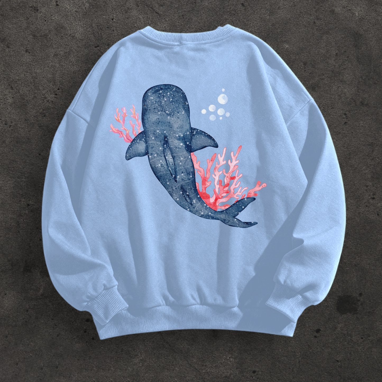 Whale Shark Watercolor Crewneck