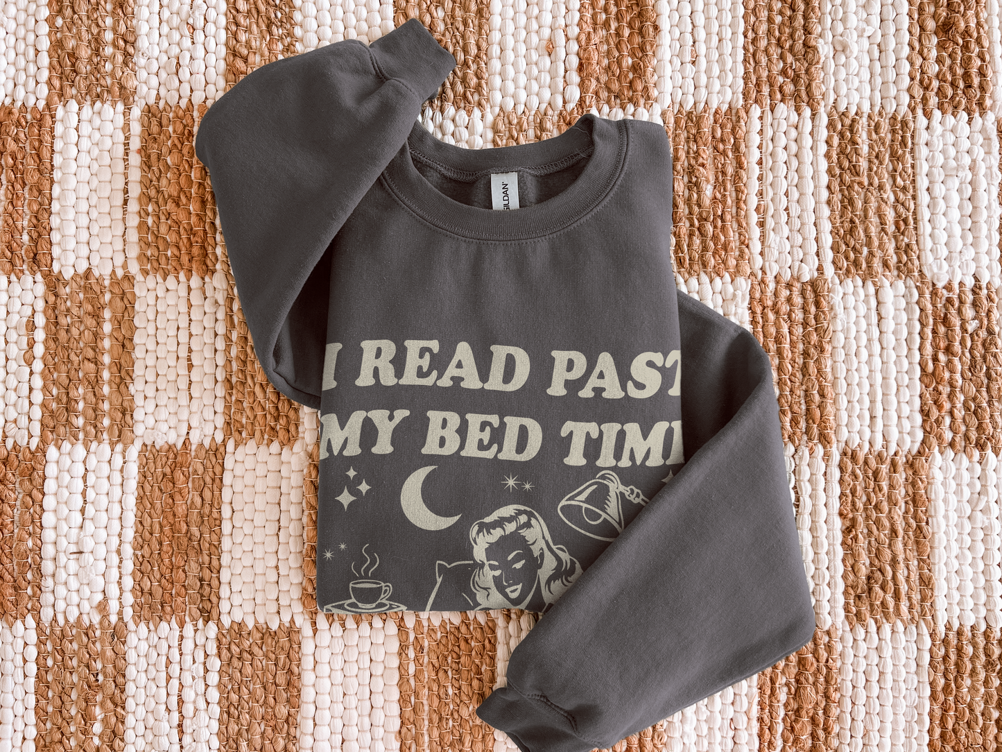 I Read Past My Bedtime Crewneck Sweatshirt