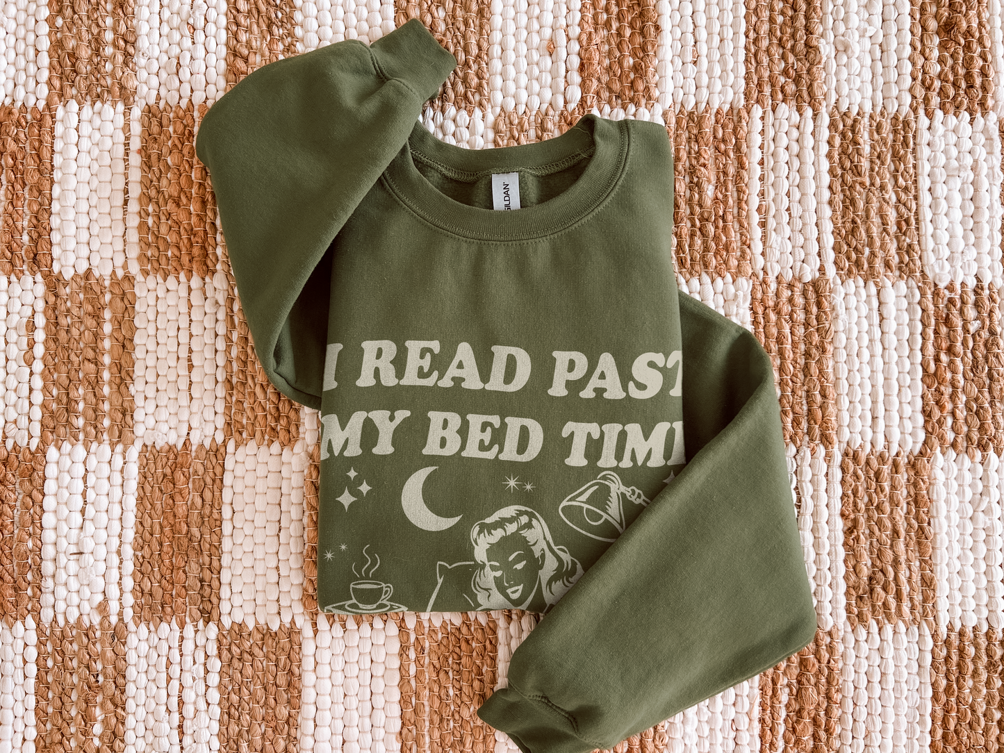 I Read Past My Bedtime Crewneck Sweatshirt