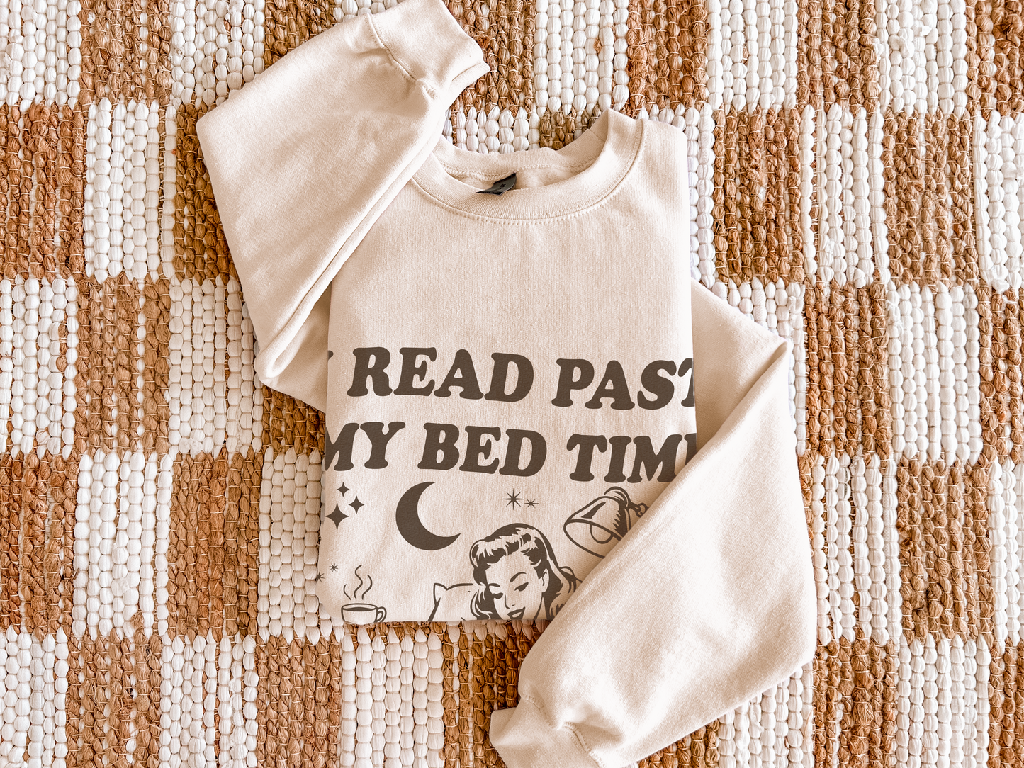I Read Past My Bedtime Crewneck Sweatshirt