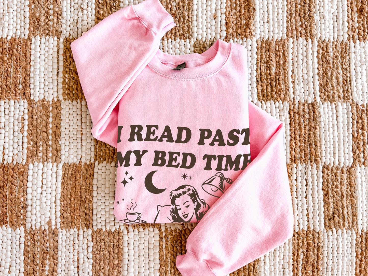 I Read Past My Bedtime Crewneck Sweatshirt