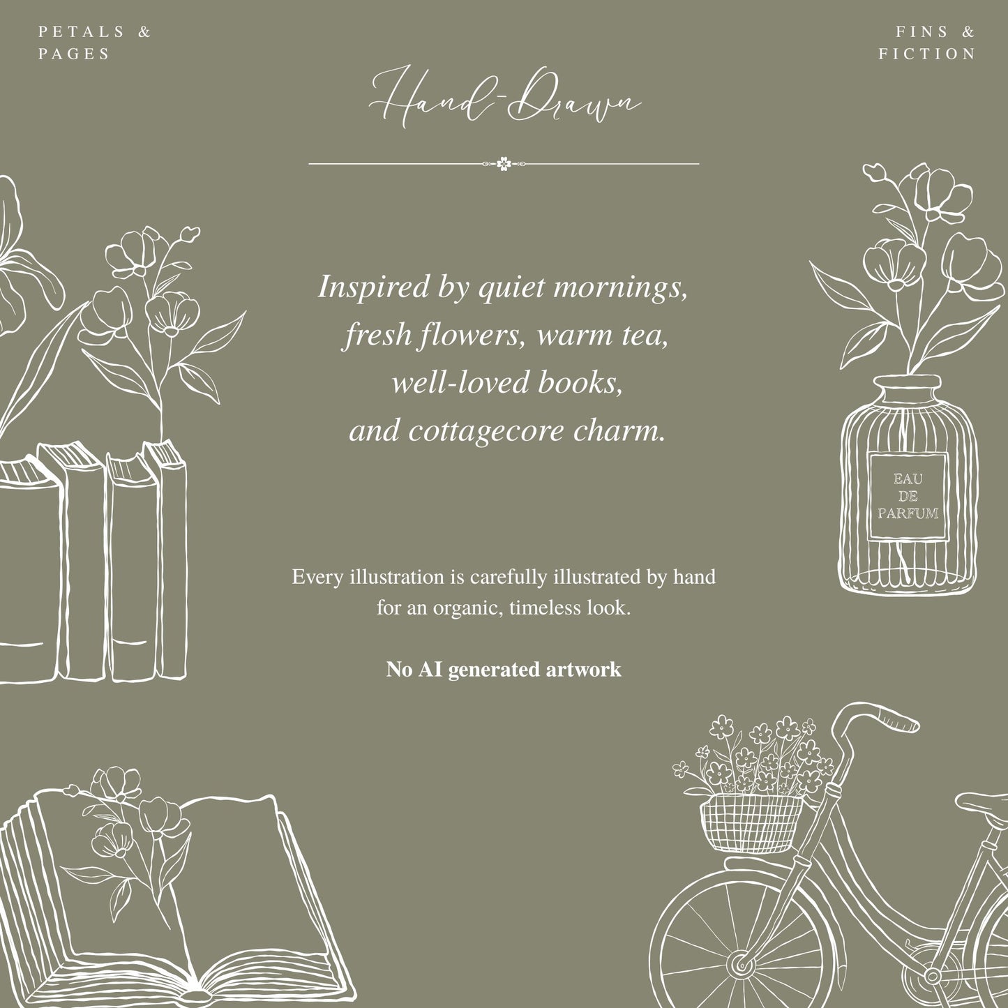 Petals & Pages Botanical Clip Art Bundle