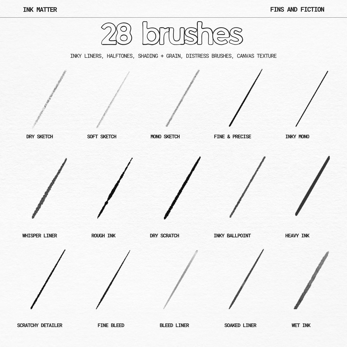 Ink Matter: Ink & Grunge Brushes for Procreate