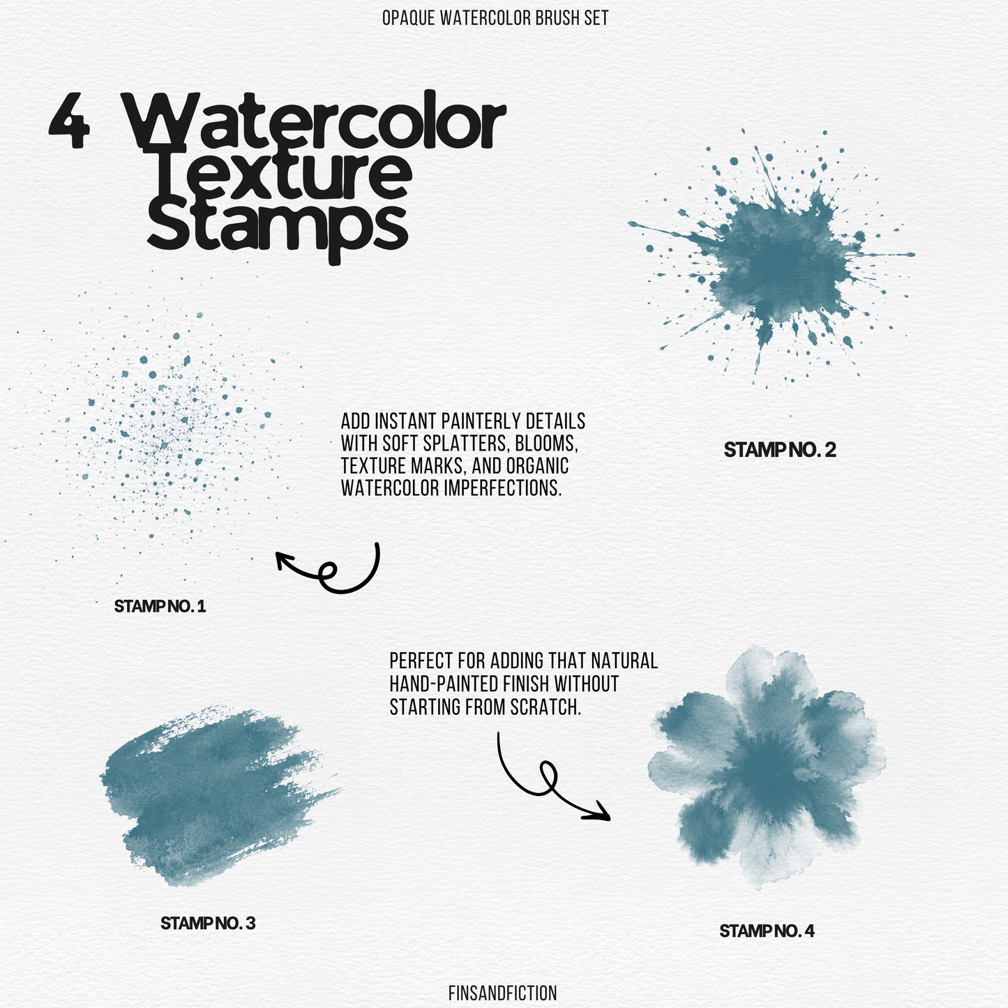 Opaque Watercolor Brush Set
