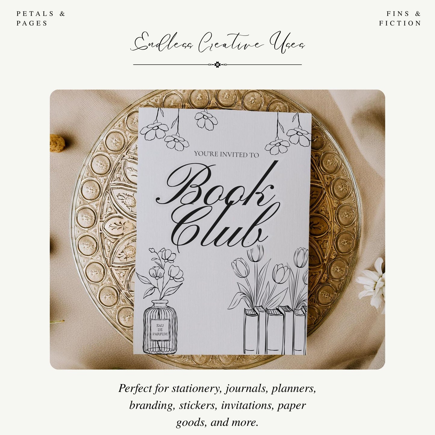 Petals & Pages Botanical Clip Art Bundle