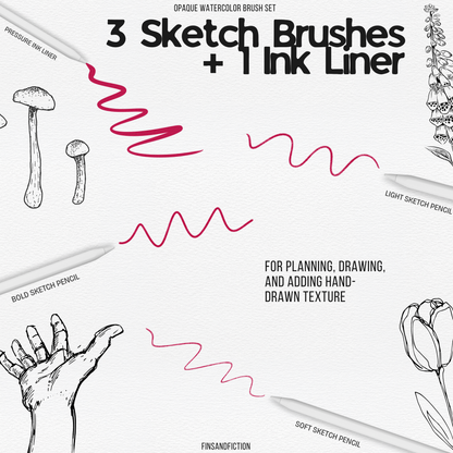 Procreate Watercolor Brush Set