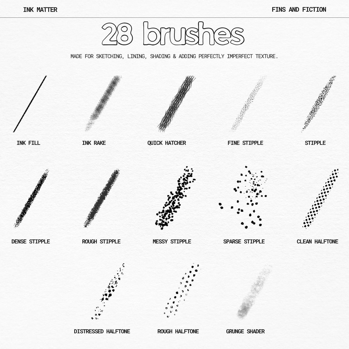 Ink Matter: Ink & Grunge Brushes for Procreate