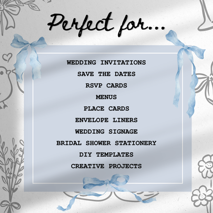Hand Drawn Wedding Clip Art Bundle | PNG SVG EPS PDF