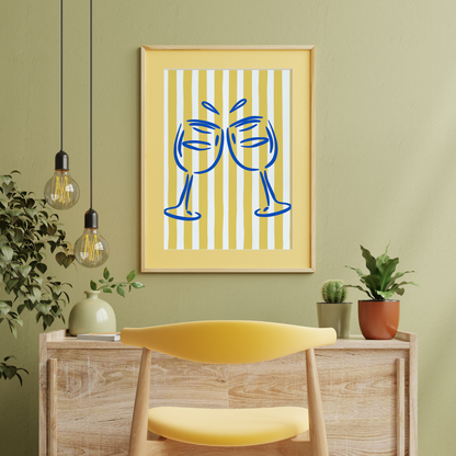 Hand Drawn Coastal Wall Art Bundle | Printable Beach Decor Set