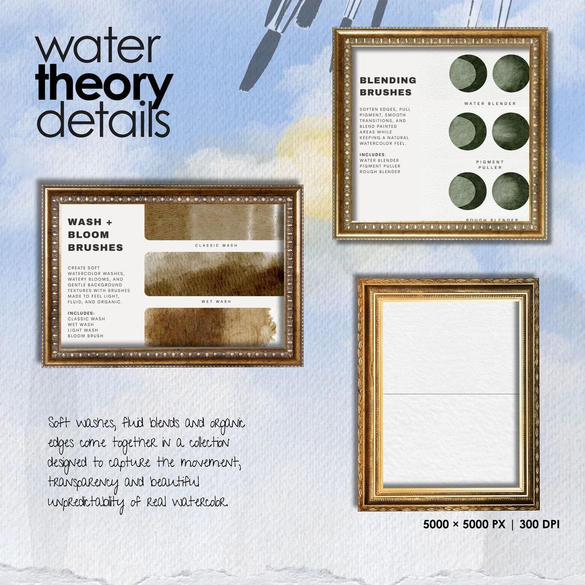 The Watercolor Method | Procreate Watercolor Brush Bundle