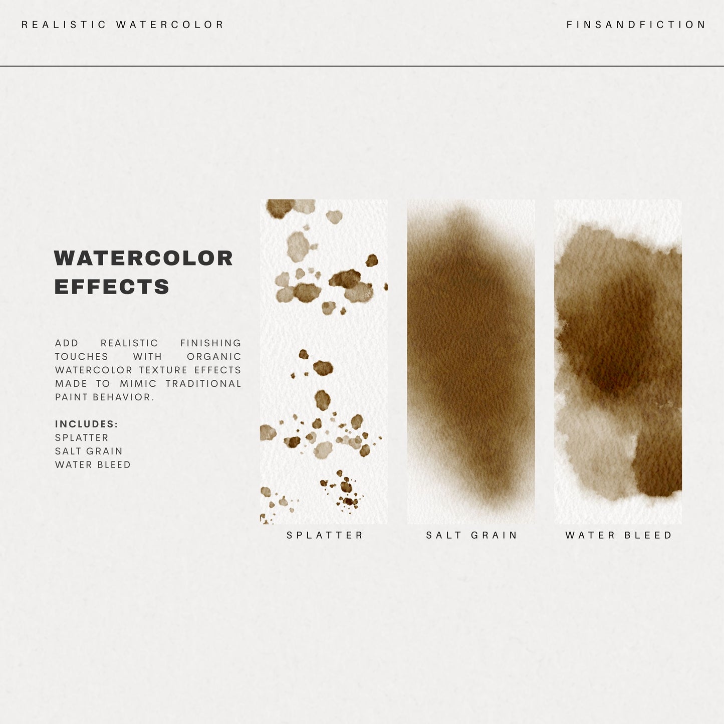Realistic Watercolor Brush Set for Procreate
