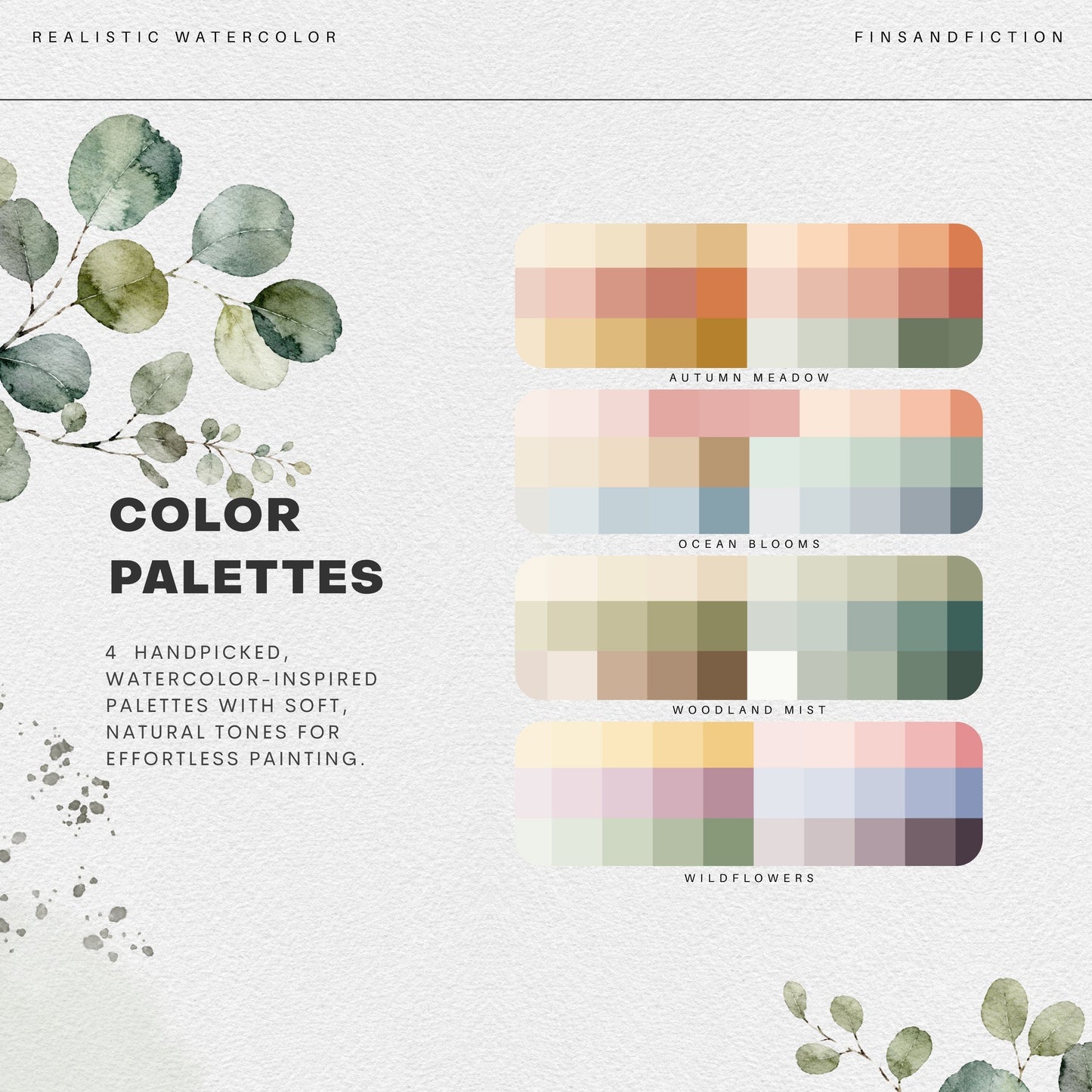 Realistic Watercolor Brush Set for Procreate