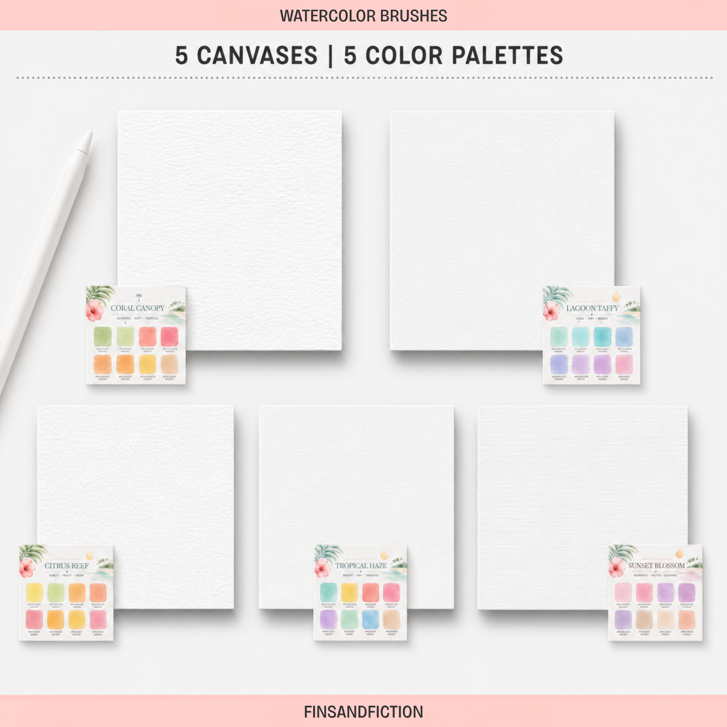 Watercolor Procreate Brush Set