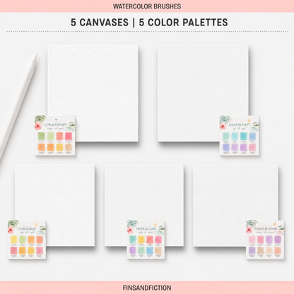 Watercolor Procreate Brush Set
