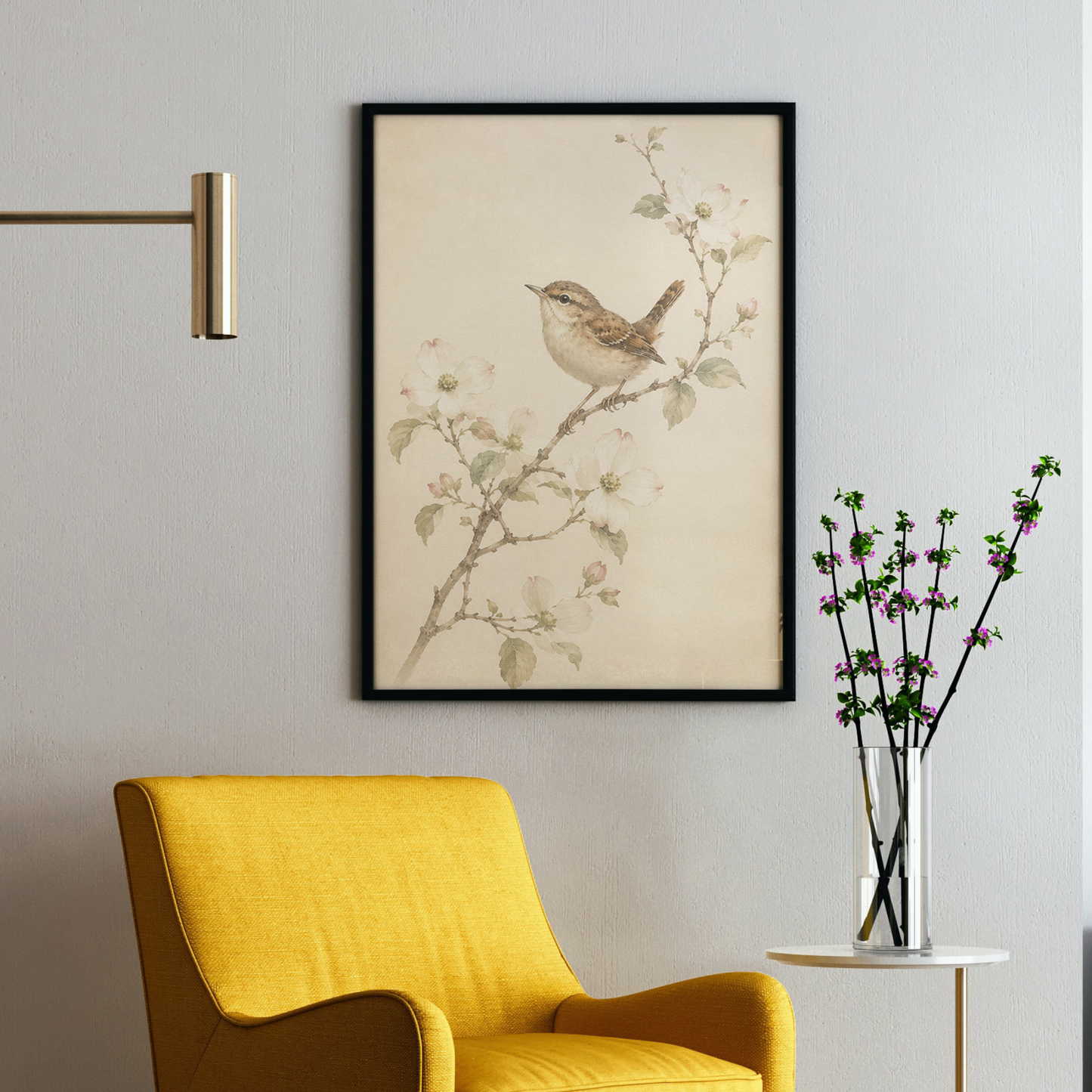 Vintage Bird Printable Wall Art