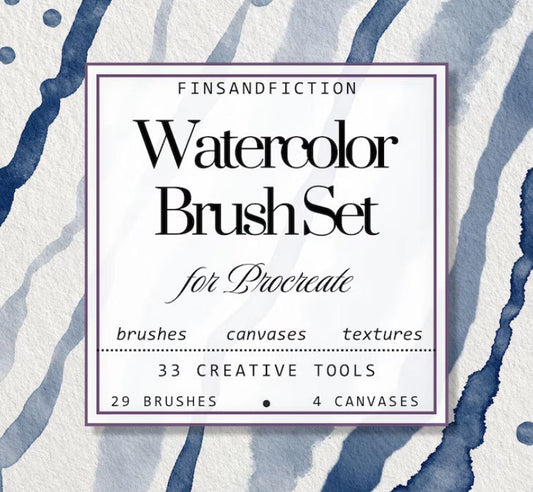Watercolor Brush Set for Procreate
